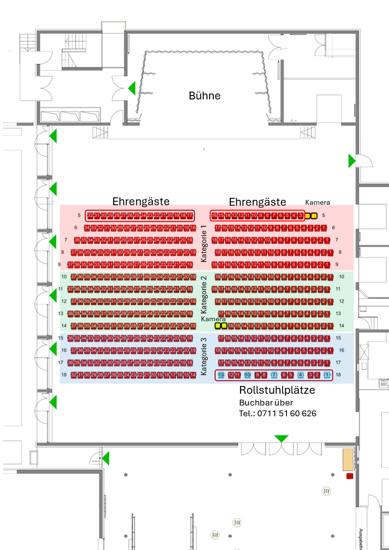 Saalplan Festhalle Schmiden